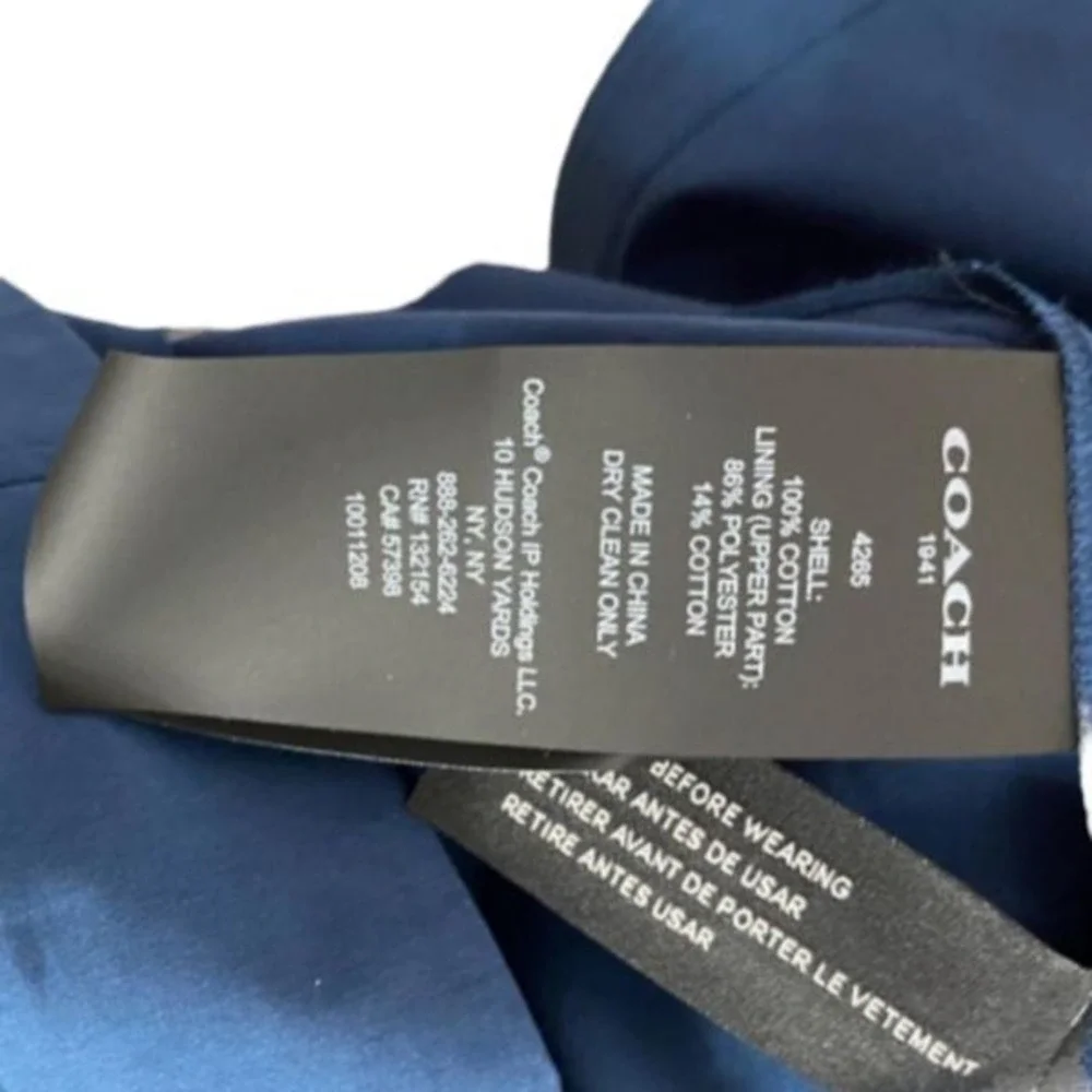 COACH 1941 Blue‎ Cocktail Dress Size 6